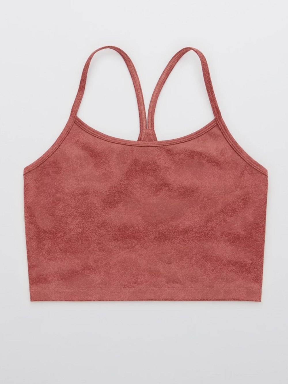 aerie Rose Rust Cropped Tank Top